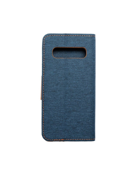 Etui Canvas pour SAMSUNG S10 bleu marine