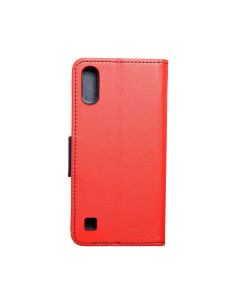 Etui Fancy Book pour SAMSUNG A10 rougepourbleu marine 2