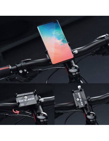 Support vélo pour guidon GUB G81 Aluminium NOIR