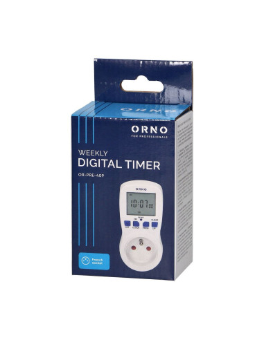 Weekly digital timer with LCD display (OR-PRE-409)