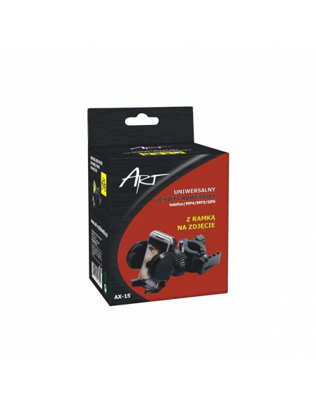 Bike holder for mobile phone with photo AX-15 black
