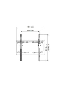 Support TV LED / LCD 23 - 55″ 25KG réglable verticalement CV-21 noir 2