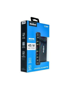 Chargeur secteur universel REBEL 10 embouts 45W 12-19.5V automatique