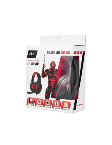 Casque gamer avec micro ART HERO USB