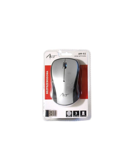 Souris optique sans fil ART USB AM-92 ARGENT