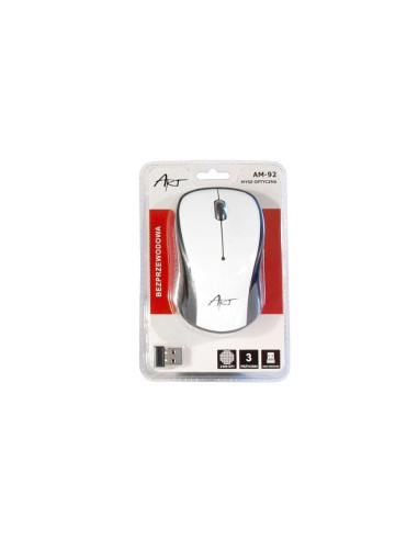 ART souris optique sans fil USB AM-92 blanc