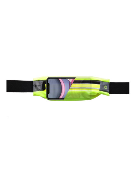 Ceinture de sport ART avec poche éclairée APS-01G vert