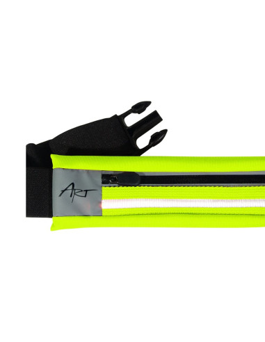 Ceinture de sport ART avec poche éclairée APS-01G vert