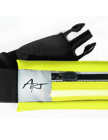 Ceinture de sport ART avec poche éclairée APS-01G vert