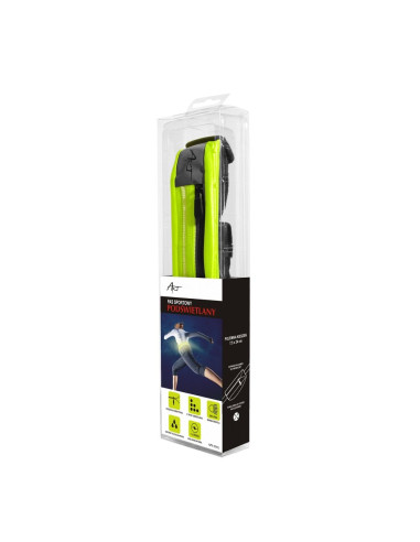 Ceinture de sport ART avec poche éclairée APS-01G vert