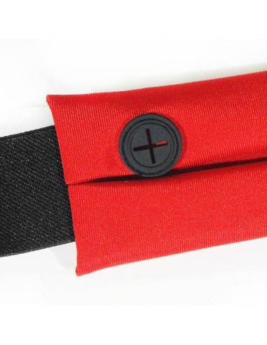 Ceinture de sport ART avec poche éclairée APS-01R rouge