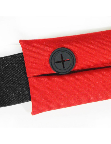 Ceinture de sport ART avec poche éclairée APS-01R rouge