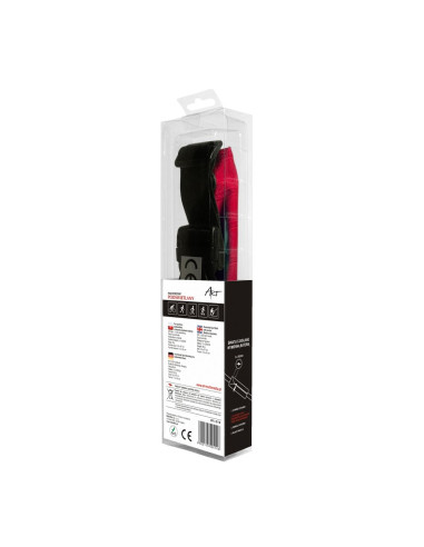 Ceinture de sport ART avec poche éclairée APS-01R rouge