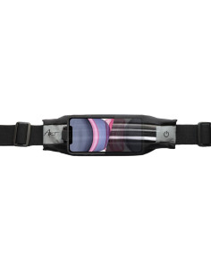 Ceinture de sport avec une poche noir 2