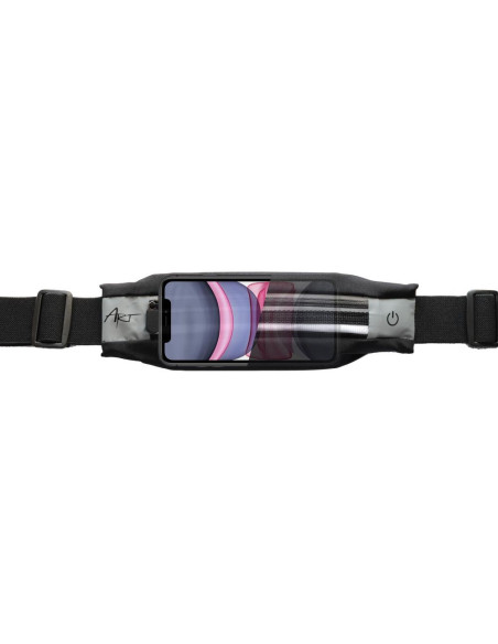 Ceinture de sport avec une poche noir