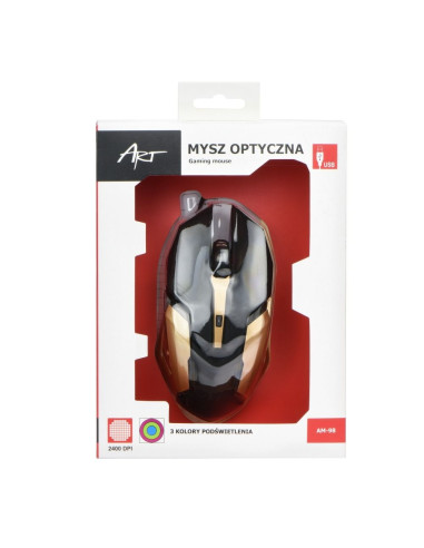 Mousse optique pour les joueurs 2400 DPI USB AM-98