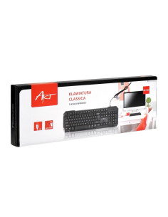 Clavier QWERTY Classic AK-46U USB noir