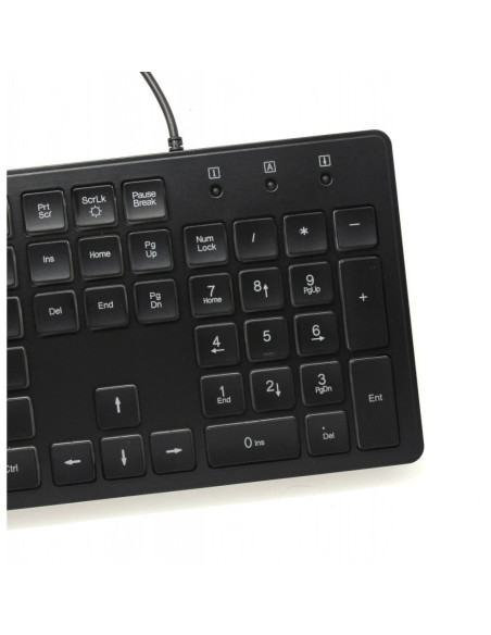 ART AK-20 slim illuminated keyboard noir