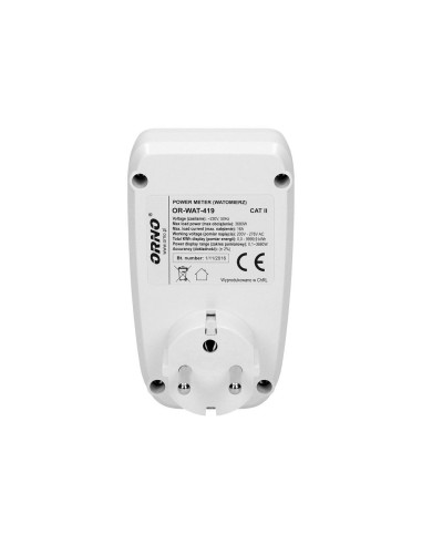 Power meter with LCD display (OR-WAT-419)