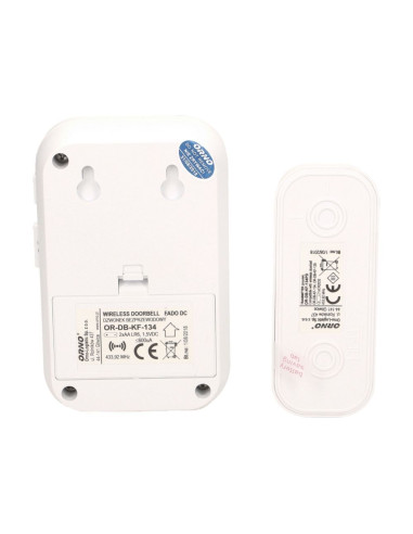 FADO DC wireless, battery powered doorbell with learning system (OR-DB-KF-134)