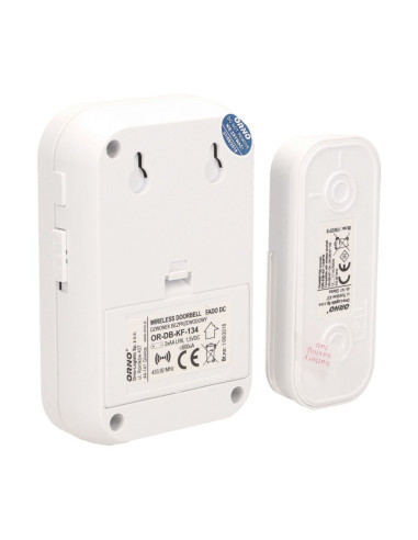 FADO DC wireless, battery powered doorbell with learning system (OR-DB-KF-134)