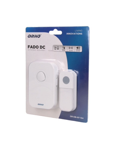 FADO DC wireless, battery powered doorbell with learning system (OR-DB-KF-134)