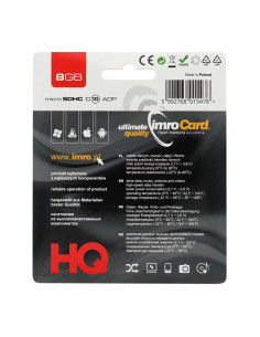 CARTE MEMOIRE IMRO microSD 8GO avec adaptateur SD CLASSE 10 UHS avec adaptateur 2