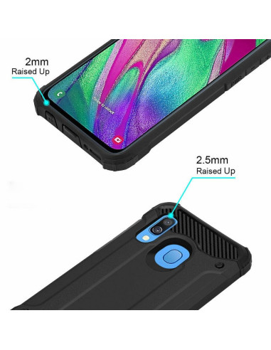 Coque ARMOR pour SAMSUNG Galaxy A40 NOIR