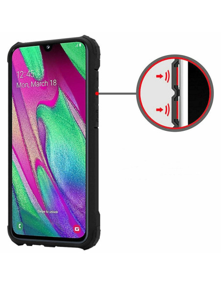 Coque ARMOR pour SAMSUNG Galaxy A40 NOIR