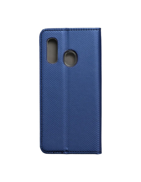 Etui Smart Case Book pour SAMSUNG A40 bleu marine