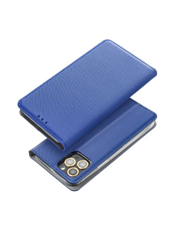Etui Smart Case Book pour SAMSUNG A40 bleu marine