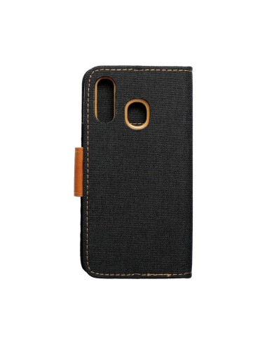 Etui Canvas pour SAMSUNG A40 noir