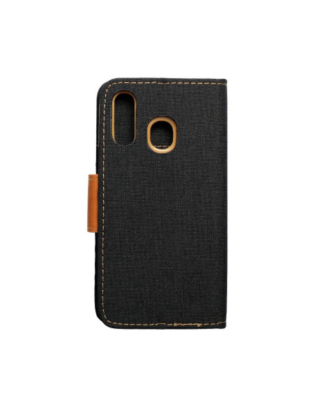 Etui Canvas pour SAMSUNG A40 noir
