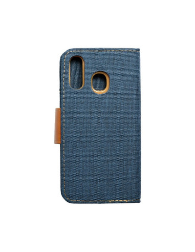 Etui Canvas pour SAMSUNG A40 bleu marine