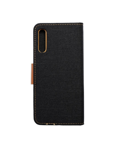 Etui Canvas pour SAMSUNG A50 noir