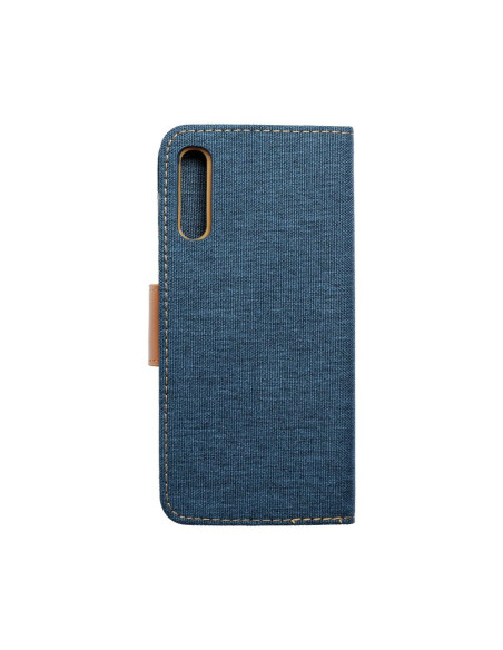 Etui Canvas pour SAMSUNG A50 bleu marine