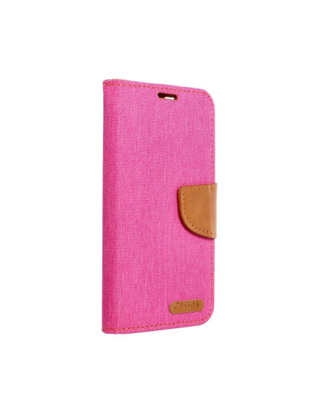Etui Canvas pour SAMSUNG A50 rose