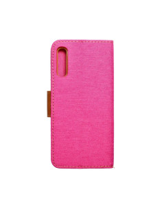 Etui Canvas pour SAMSUNG A50 rose 2