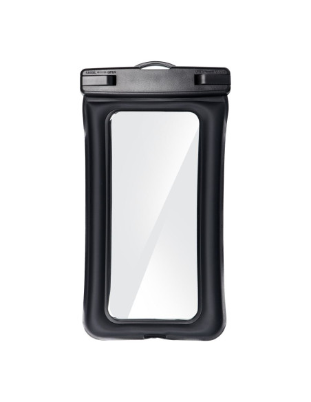 Etui imperméable universel AIRBAG avec fermeture en plastique - NOIR