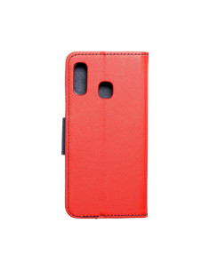 Etui Fancy Book pour SAMSUNG A20e rougepourbleu marine 2