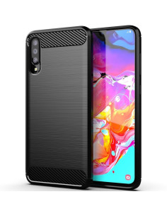 COQUE FORCELL- CARBON pour SAMSUNG Galaxy A70 / A70s NOIR