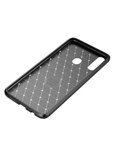 COQUE FORCELL- CARBON pour SAMSUNG Galaxy A20E NOIR