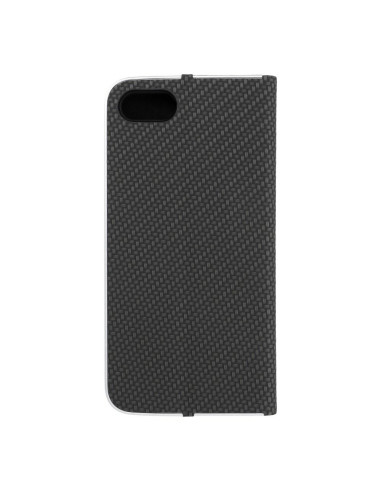 Etui LUNA Carbon pour iPhone 7 / 8 / SE 2020 / SE 2022 noir