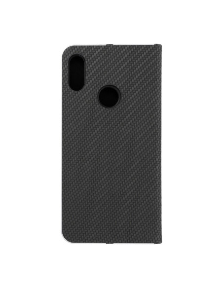 Etui LUNA Carbon pour HUAWEI Y6 2019 noir