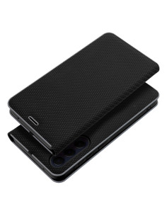 Etui LUNA Carbon pour SAMSUNG A20e noir