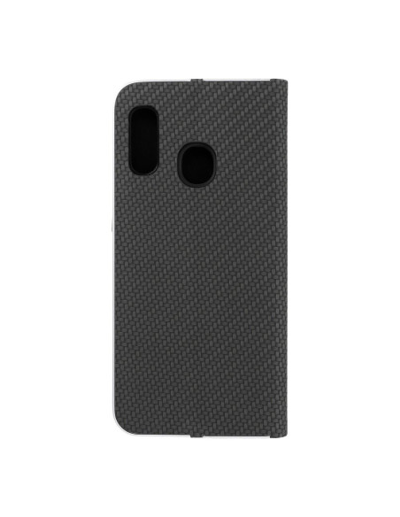 Etui LUNA Carbon pour SAMSUNG A20e noir