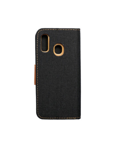 Etui Canvas pour SAMSUNG A20e noir