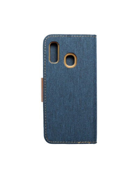 Etui Canvas pour SAMSUNG A20e bleu marine