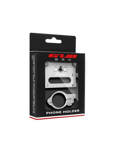 Support vélo pour guidon GUB G85 Aluminium argent