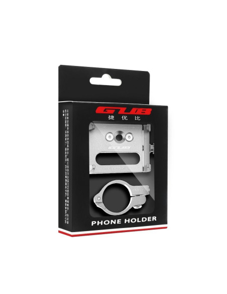 Support vélo pour guidon GUB G85 Aluminium argent